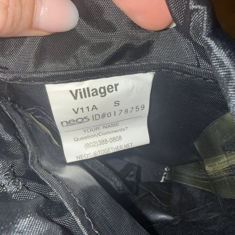 Neos Villager Overshoes Winter Rain Snow Lightweight Black Size Adult Small - Picture 5 of 6